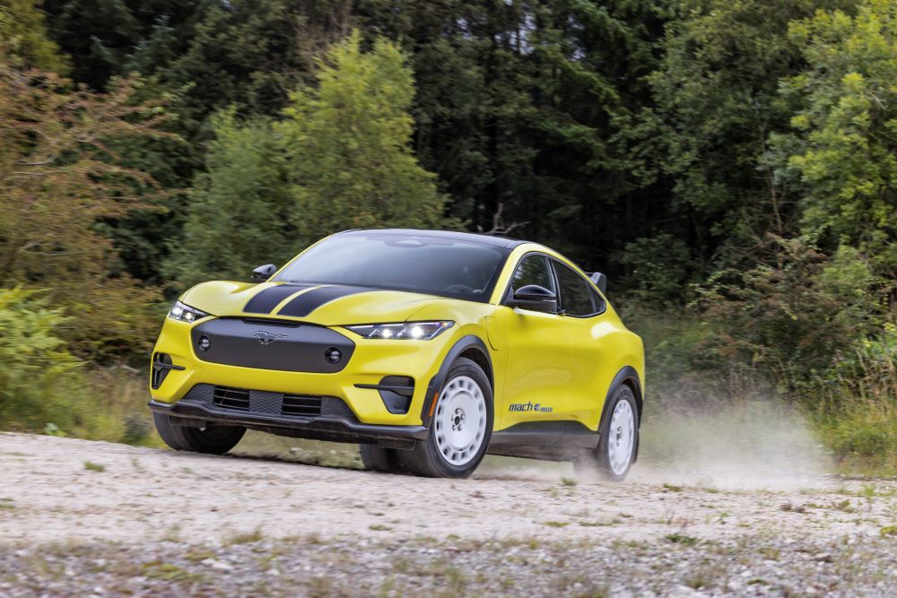 Ford S New Mustang Mach E Rally An Electric Beast On Dirt Roads