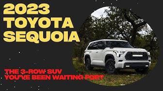 'Video thumbnail for 2023 Toyota Sequoia'
