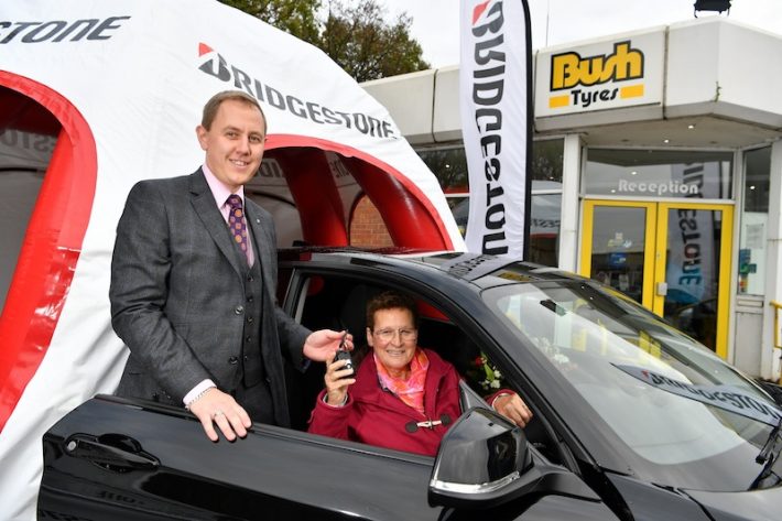 Bridgestone Offer Customers The Ultimate Driving Prize Ben Bush and Jane Robinson