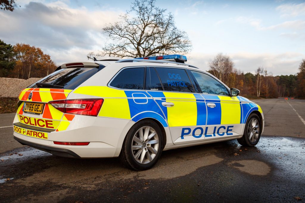 Skoda superb police