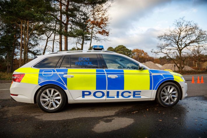 Skoda superb police