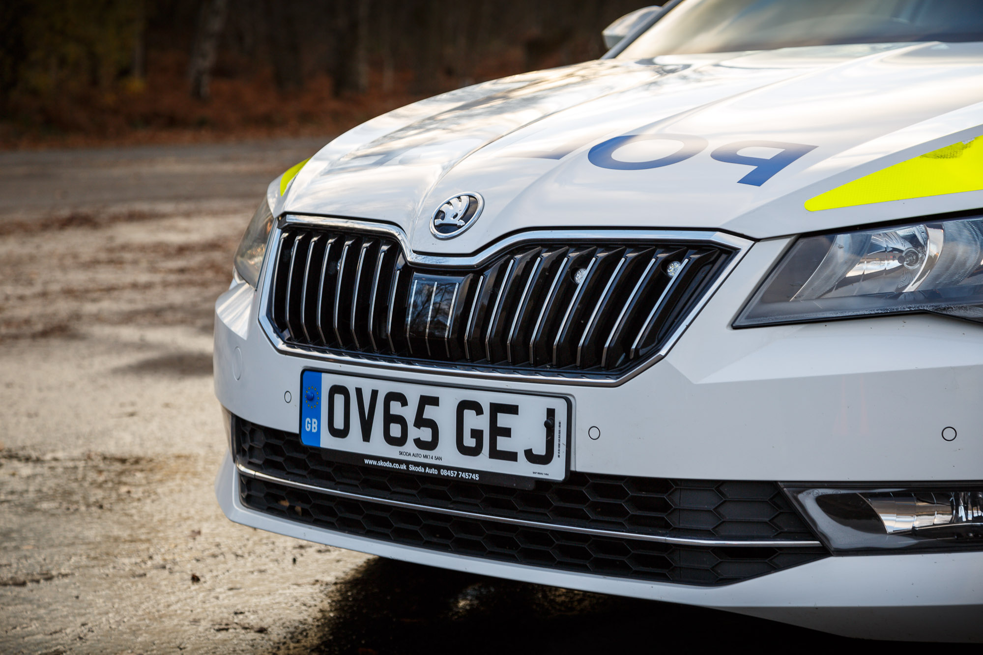 Skoda superb police