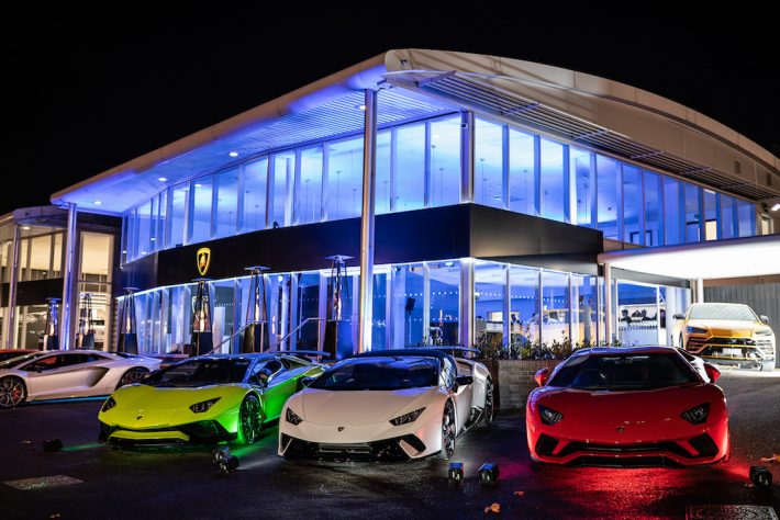 Super SUV And Aventador SVJ At Grange Lamborghini Launch
