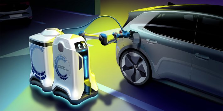 Volkswagen Prototype New Charging Robot