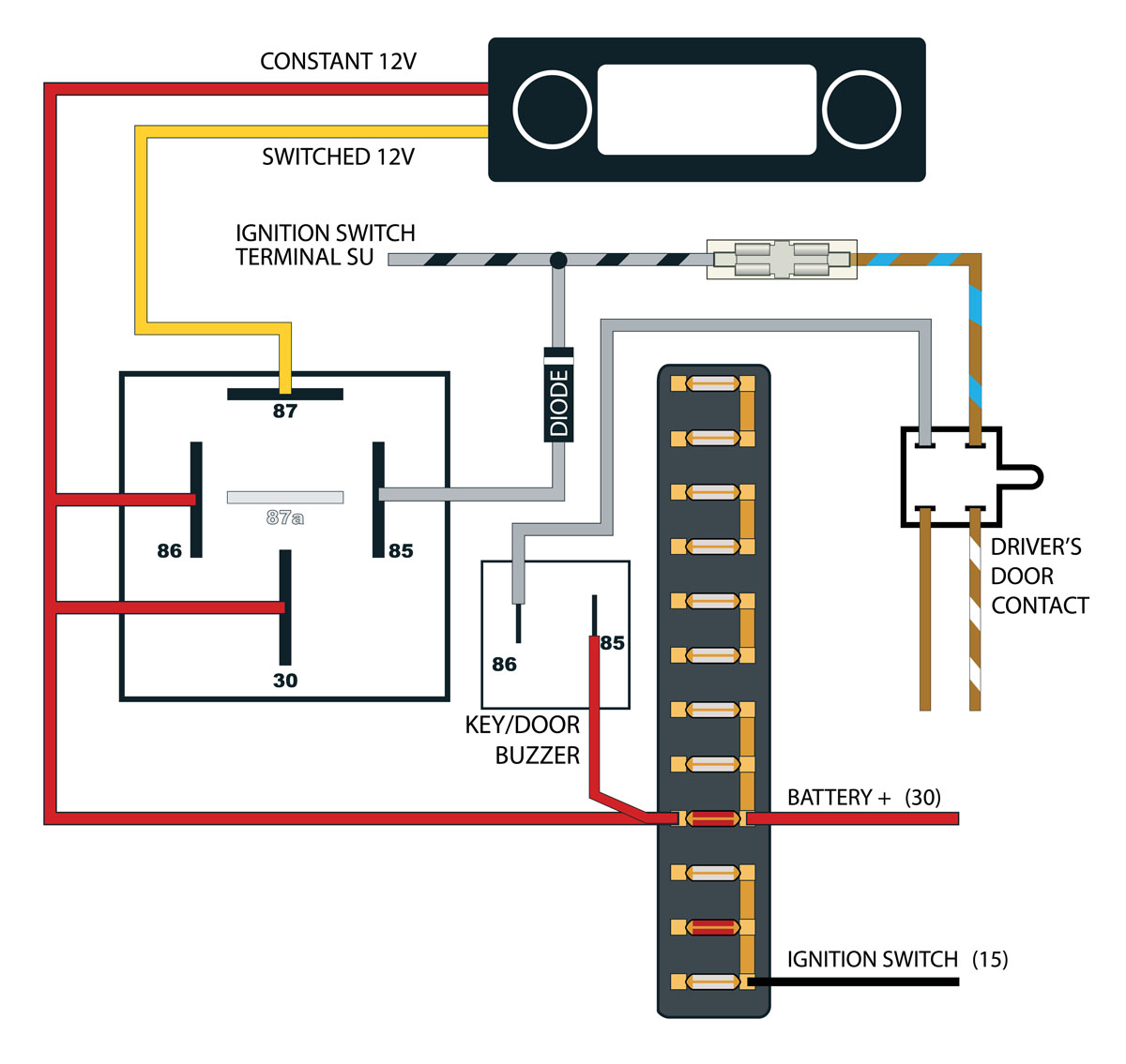 5 Pole Ignition Switch Wiring Diagram How To Wire (Lawn Mower)