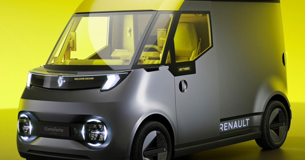 Renault Estafette Returns as a Electric Last-mile Delivery Van